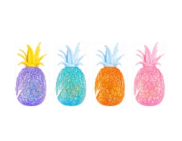 Wholesale Glitter Pineapple Sugar Filled Squishy CDU Wholesale Glitter Pineapple Sugar Filled Squishy CDU