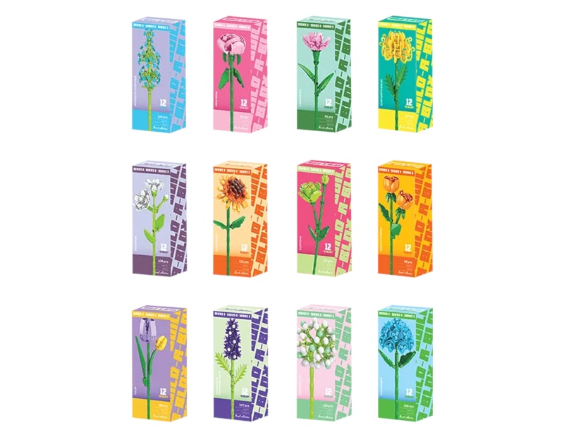 Wholesale Flower Building Blocks Series 3 CDU