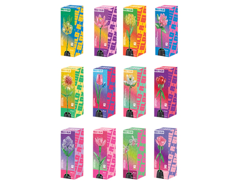 Wholesale Crystal Flowers Building Blocks CDU