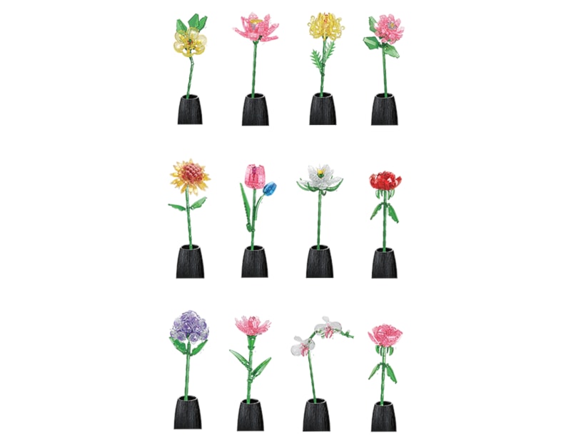 Wholesale Crystal Flowers Building Blocks CDU Wholesale Crystal Flowers Building Blocks CDU