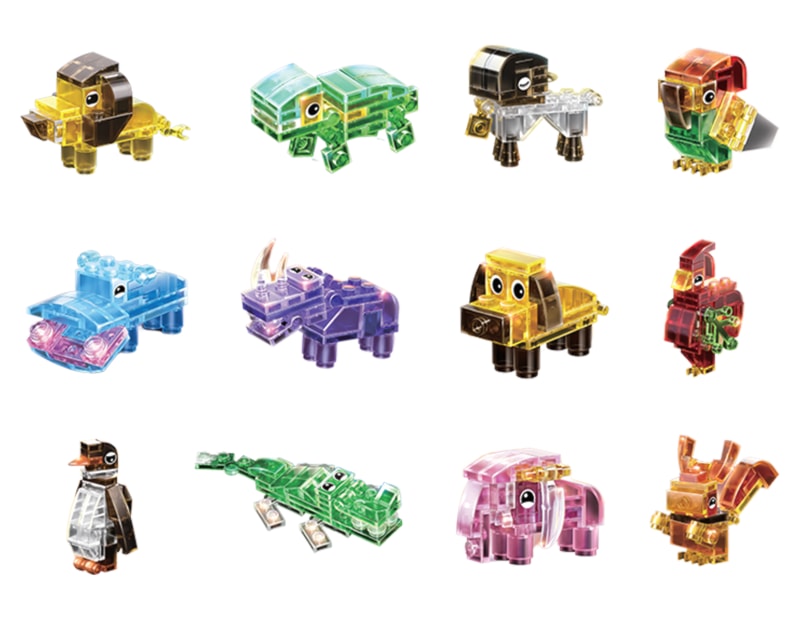 Wholesale Crystal Animal Building Blocks CDU