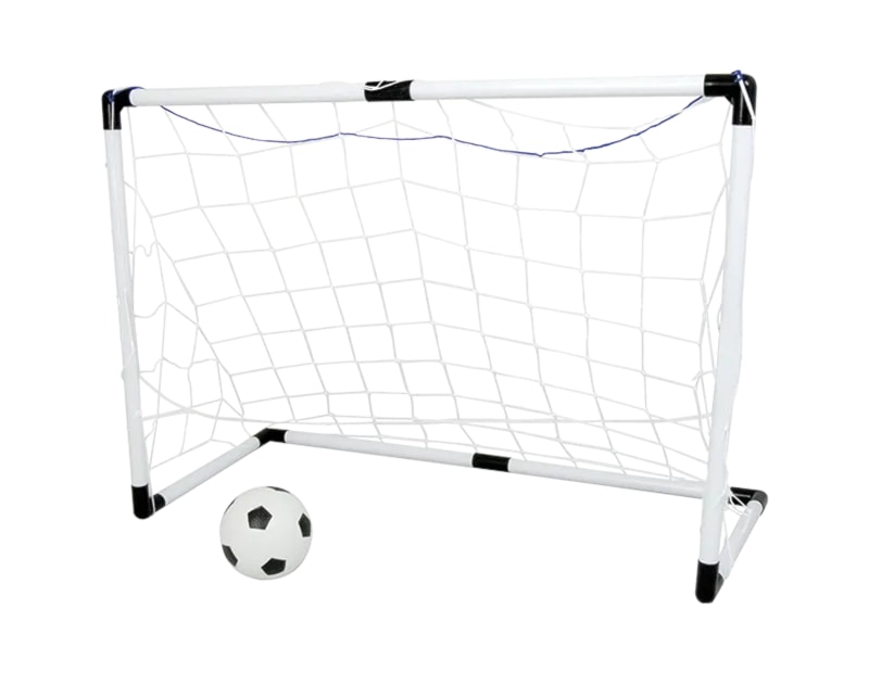 Wholesale Football Goal set with pump and ball | Gem imports Ltd. Wholesale Football Goal set with pump and ball | Gem imports Ltd.