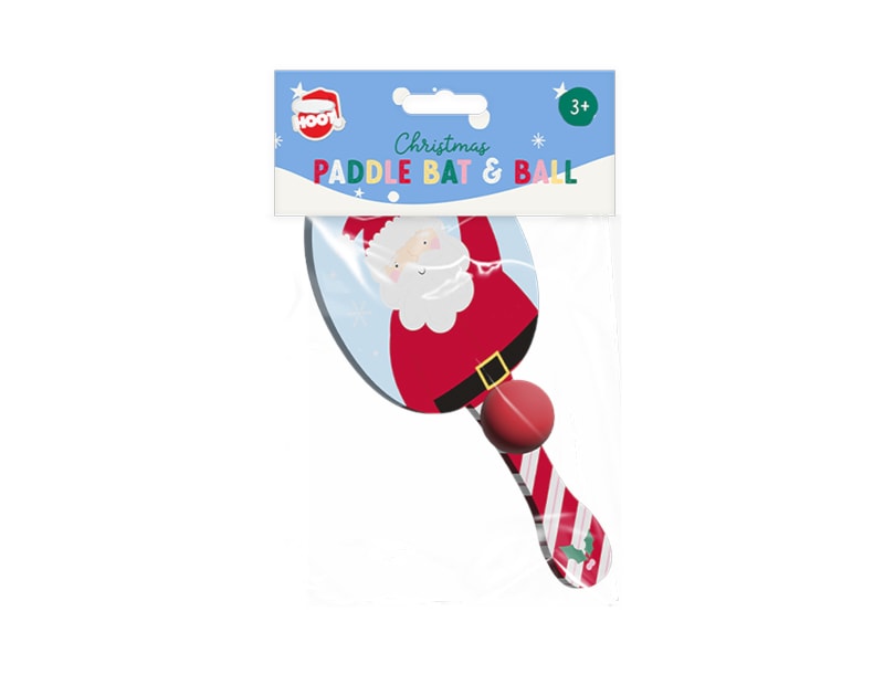 Wholesale Christmas Paddle Bat & Ball Wholesale Christmas Paddle Bat & Ball