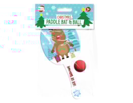 Wholesale Christmas Paddle Bat & Ball Wholesale Christmas Paddle Bat & Ball