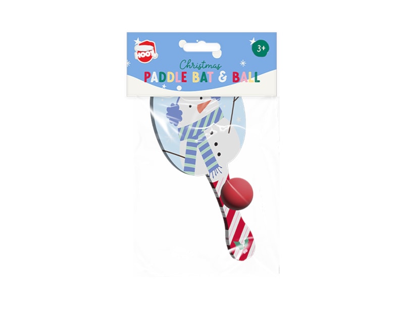Wholesale Christmas Paddle Bat & Ball Wholesale Christmas Paddle Bat & Ball