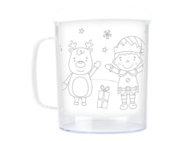 Wholesale Colour Your Own Christmas Mug | Bulk Buy Christmas Crafts christmas craft wholesale uk