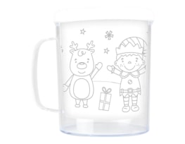 Wholesale Colour Your Own Christmas Mug | Bulk Buy Christmas Crafts Wholesale Colour Your Own Christmas Mug | Bulk Buy Christmas Crafts