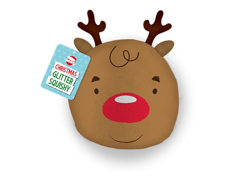 Wholesale Christmas Plush Glitter Squishes CDU Wholesale Christmas Plush Glitter Squishes CDU