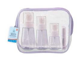 Wholesale Travel Bag and Bottle Set 5pc Wholesale Travel Bag and Bottle Set 5pc
