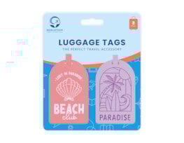 Wholesale Trend PU Leather Luggage Tags 2pk Wholesale Trend PU Leather Luggage Tags 2pk