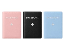 Wholesale Foil PU Leather Passport Cover CDU Wholesale Foil PU Leather Passport Cover CDU