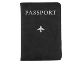 Wholesale Foil PU Leather Passport Cover CDU