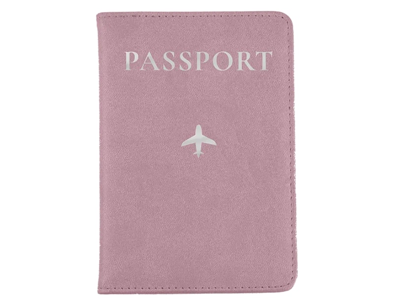 Wholesale Foil PU Leather Passport Cover CDU