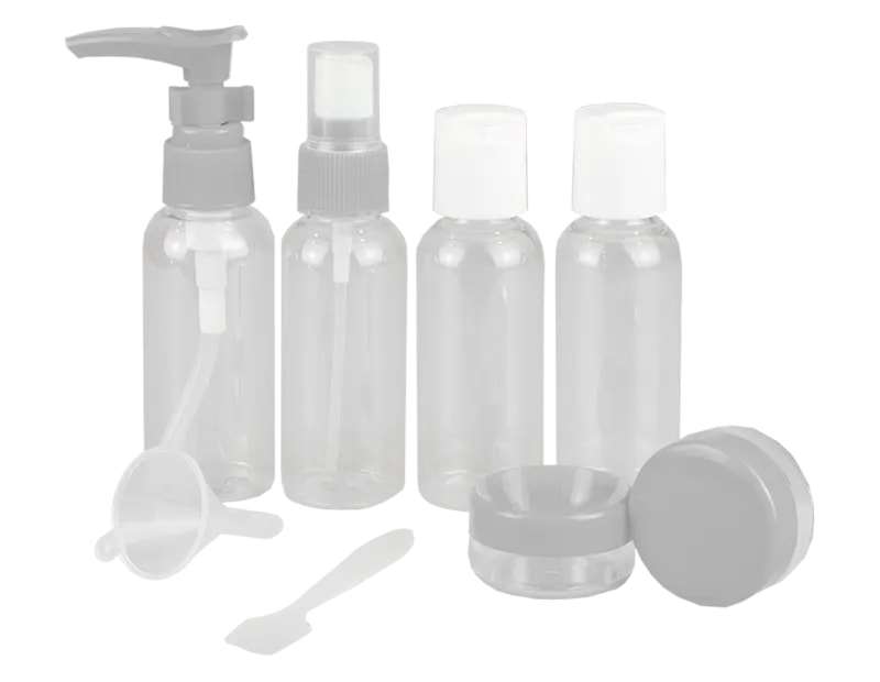 Wholesale Travel Bottle Set 8pc Wholesale Travel Bottle Set 8pc