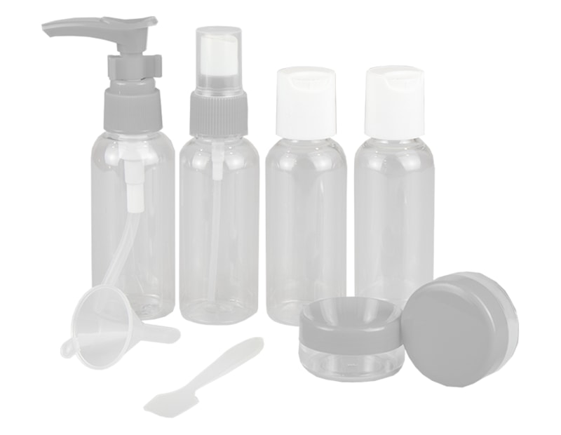 Wholesale Travel Bottle Set 8pc Wholesale Travel Bottle Set 8pc