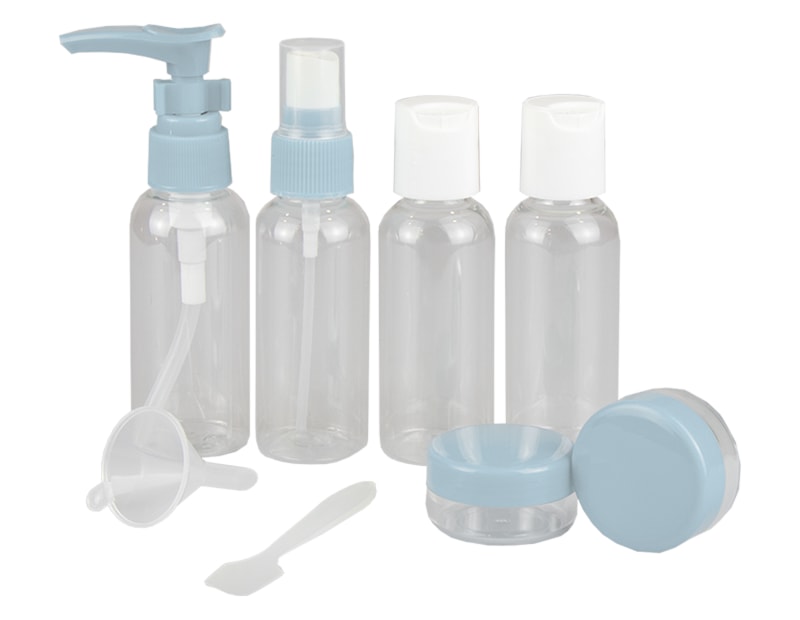 Wholesale Travel Bottle Set 8pc Wholesale Travel Bottle Set 8pc