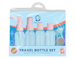 Wholesale Travel Bottle Set 8pc Wholesale Travel Bottle Set 8pc