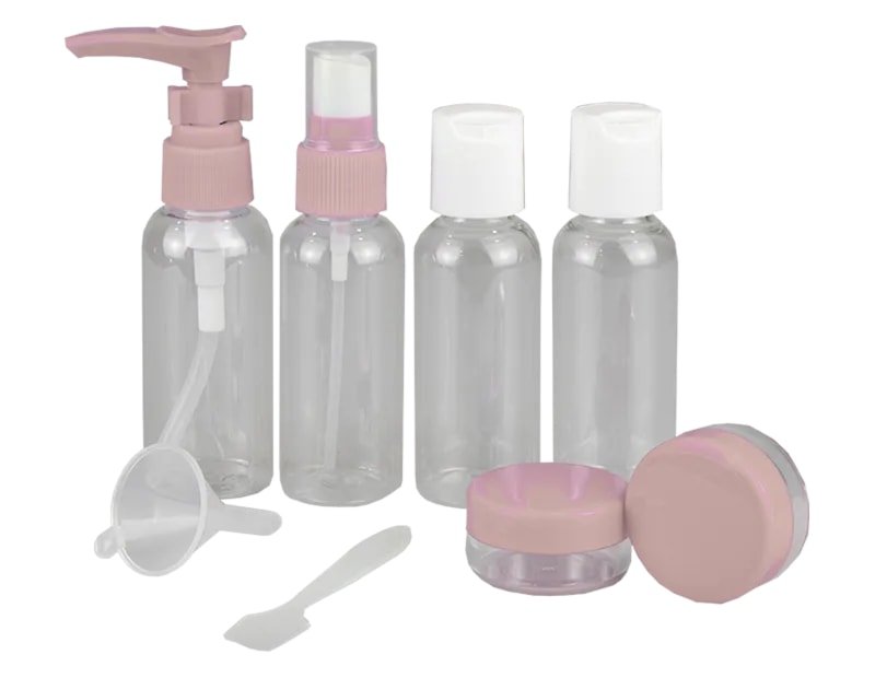 Wholesale Travel Bottle Set 8pc Wholesale Travel Bottle Set 8pc