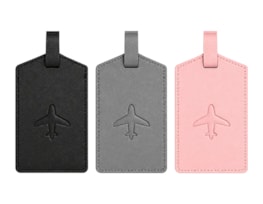 Wholesale PU Leather Print Travel Luggage Tag Wholesale PU Leather Print Travel Luggage Tag