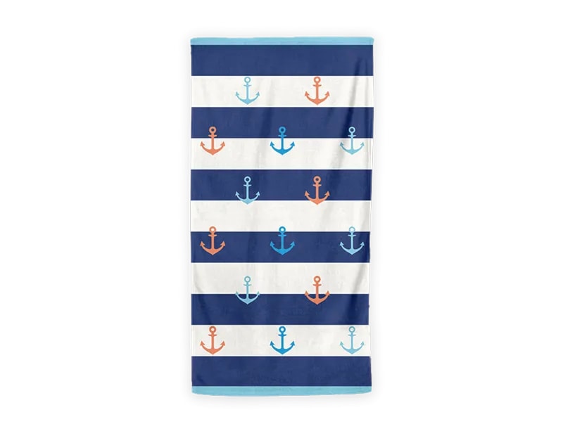 Wholesale Slogan 100% Cotton Beach Towel