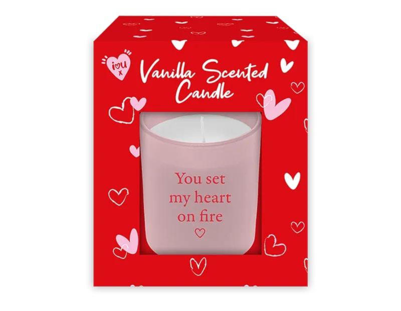 Wholesale Valentine's Day Vanilla & Rose Scented Candles Wholesale Valentine's Day Vanilla & Rose Scented Candles