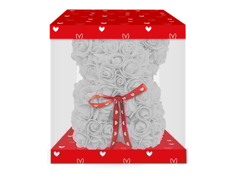 Wholesale Valentine Foam Rose Bear Wholesale Valentine Foam Rose Bear