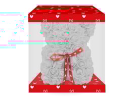 Wholesale Valentine Foam Rose Bear Wholesale Valentine Foam Rose Bear