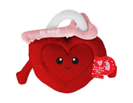 Bulk Buy Valentines Love Heart Locket and Key Plush 24cm
