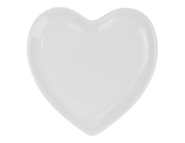 Wholesale Red and White Ceramic Heart Plates Wholesale Red and White Ceramic Heart Plates