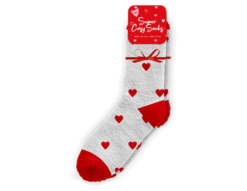 Wholesale Valentine's Ladies Cosy socks Wholesale Valentine's Ladies Cosy socks
