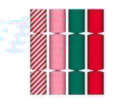 Wholesale Candy Cane Glittered Luxury Crackers 14" 6pk Wholesale Candy Cane Glittered Luxury Crackers 14" 6pk