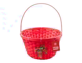 Wholesale Wicker Basket with Handle & Bell 30cm Wholesale Wicker Basket with Handle & Bell 30cm