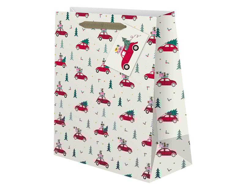 Wholesale Christmas Traditional Luxury Medium Gift Bag Wholesale Christmas Traditional Luxury Medium Gift Bag