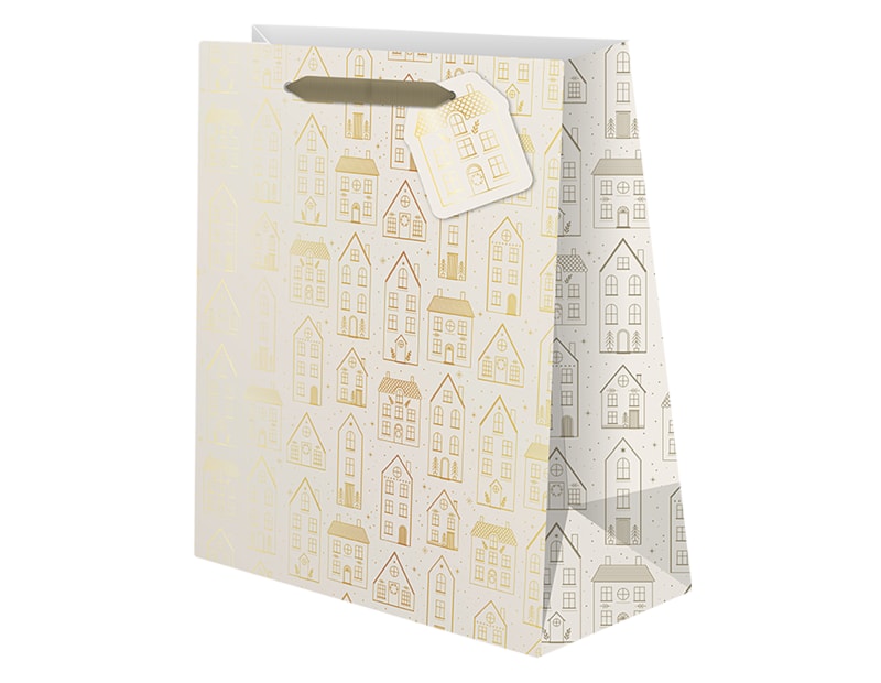 Wholesale Christmas Traditional Luxury Medium Gift Bag Wholesale Christmas Traditional Luxury Medium Gift Bag