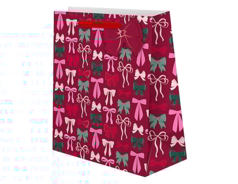 Wholesale Christmas Traditional Luxury Medium Gift Bag Wholesale Christmas Traditional Luxury Medium Gift Bag