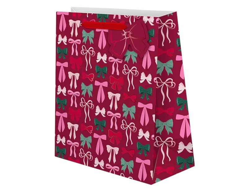 Wholesale Christmas Traditional Luxury Medium Gift Bag Wholesale Christmas Traditional Luxury Medium Gift Bag