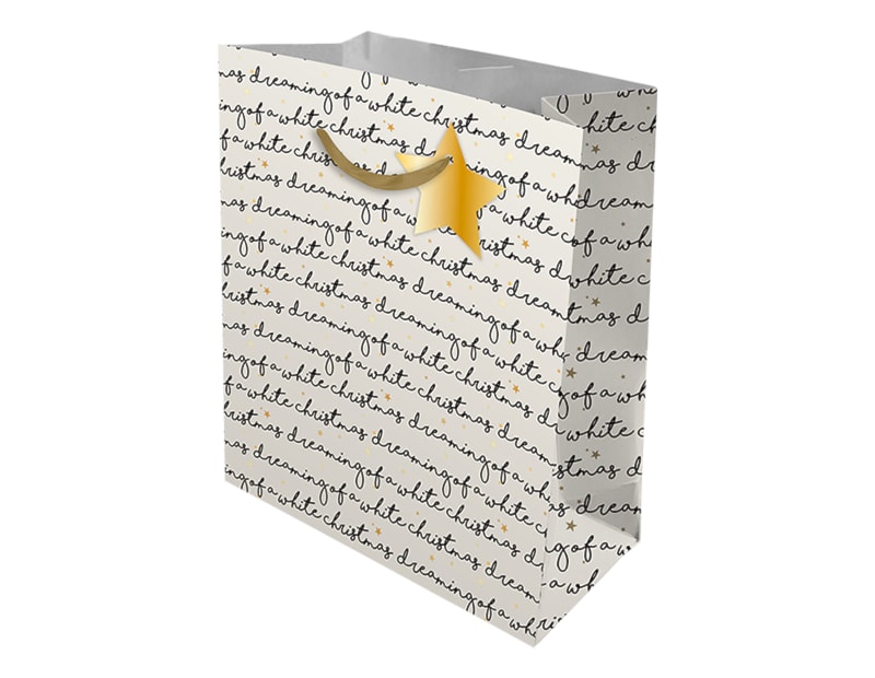 Wholesale Christmas Traditional Luxury Medium Gift Bag Wholesale Christmas Traditional Luxury Medium Gift Bag