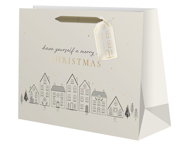 Wholesale Christmas Traditional Luxury Large Gift Bag Wholesale Christmas Traditional Luxury Large Gift Bag