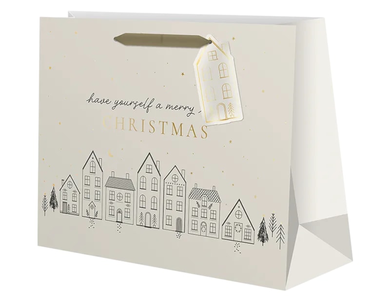 Wholesale Christmas Traditional Luxury Large Gift Bag Wholesale Christmas Traditional Luxury Large Gift Bag