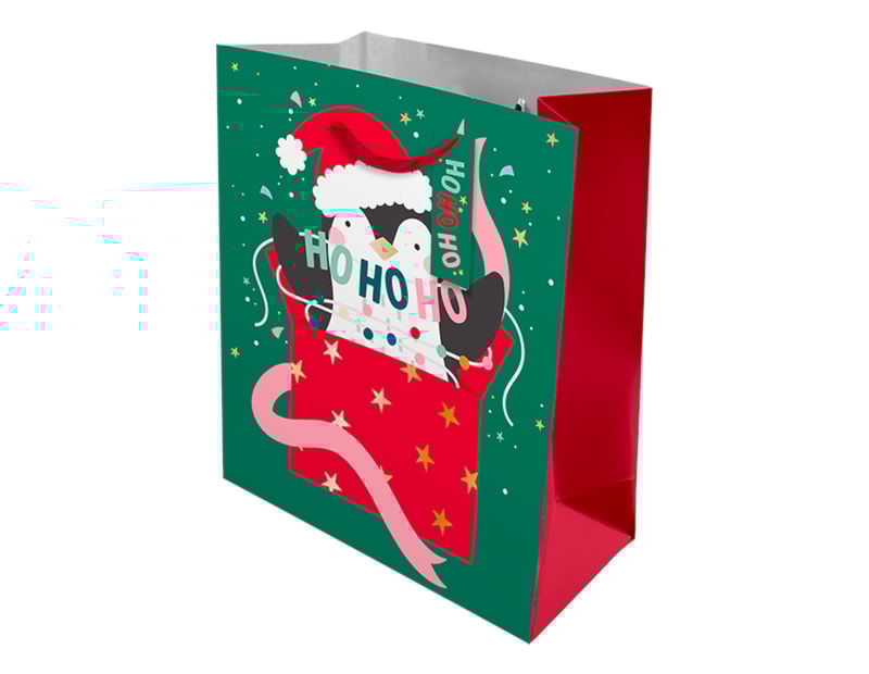 Wholesale Christmas Cute Luxury Medium Gift bag | Bulk Buy Christmas Gift bags.