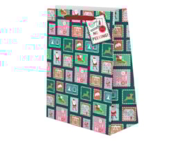 Wholesale Christmas Cute Luxury XL Gift Bag | Bulk Buy Christmas Gift Bags