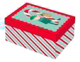 Wholesale Christmas Rectangle Gift Box