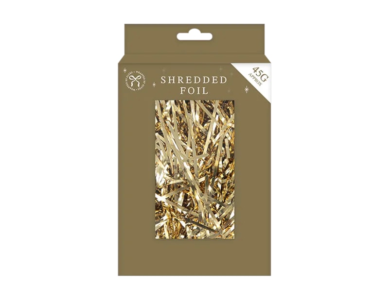 Wholesale Shredded Foil | Bulk Buy Christmas Gift Wrap