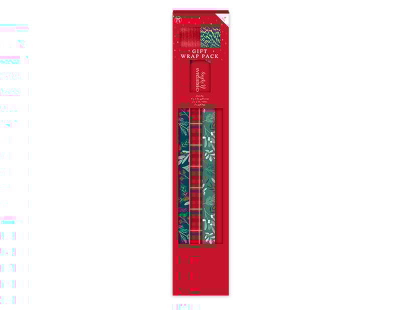 Wholesale Cosy Cottage Gift Wrap Set 4pk CDU Wholesale Cosy Cottage Gift Wrap Set 4pk CDU