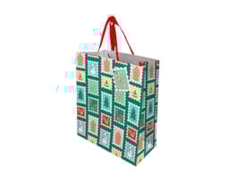 Wholesale Small Cute Christmas Gift Bags With Tags 3pk 23cm X 19cm