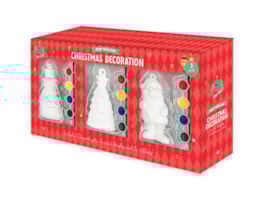 Wholesale Paint Your Own Plaster Character Decorations 3pk