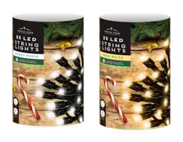 Wholesale 25 LED Battery Operated Warm & Bright White Lights 2.8M CDU Wholesale 25 LED Battery Operated Warm & Bright White Lights 2.8M CDU