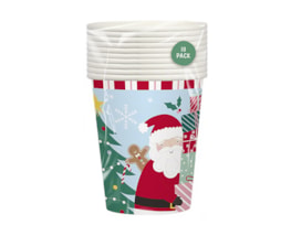 Wholesale Christmas Kids Printed Paper Cups 270ml 10pk CDU Wholesale Christmas Kids Printed Paper Cups 270ml 10pk CDU