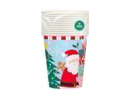 Wholesale Christmas Kids Printed Paper Cups 270ml 10pk CDU