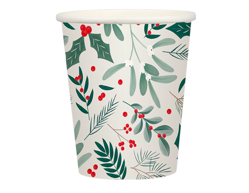 Wholesale Christmas Printed Paper Cups 20pk Wholesale Christmas Printed Paper Cups 20pk
